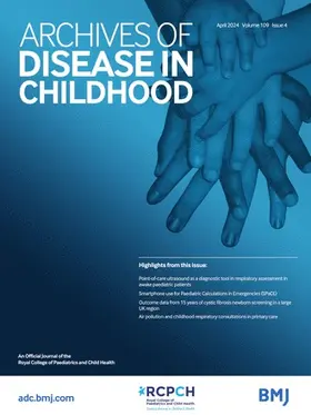  Archives of Disease in Childhood | Zeitschrift |  Sack Fachmedien