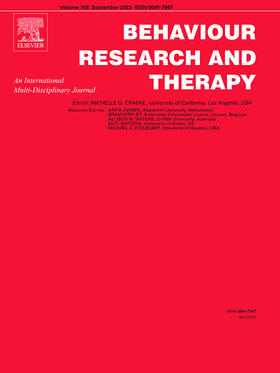 Editor: Michelle. G. Craske |  Behaviour Research and Therapy | Zeitschrift |  Sack Fachmedien