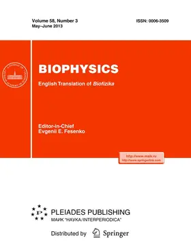 Editor-in-Chief: Evgenii E. Fesenko |  Biophysics | Zeitschrift |  Sack Fachmedien