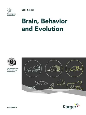 G.F. Striedter (Irvine, Calif.) |  Brain, Behavior and Evolution | Zeitschrift |  Sack Fachmedien