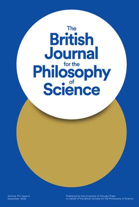 The British Journal for the Philosophy of Science | University of Chicago Press | Zeitschrift | sack.de