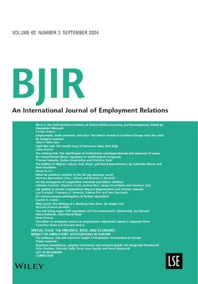  British Journal of Industrial Relations | Zeitschrift |  Sack Fachmedien