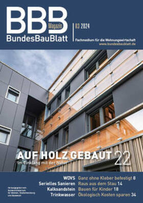 Bauverlag BV GmbH |  BundesBauBlatt | Zeitschrift |  Sack Fachmedien