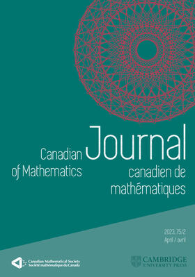  Canadian Journal of Mathematics | Zeitschrift |  Sack Fachmedien