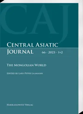 Lars Laamann |  Central Asiatic Journal | Zeitschrift |  Sack Fachmedien