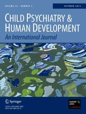  Child Psychiatry & Human Development | Zeitschrift |  Sack Fachmedien