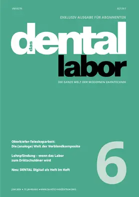  Das Dental Labor | Zeitschrift |  Sack Fachmedien