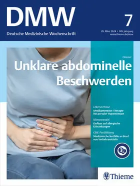  DMW - Deutsche Medizinische Wochenschrift | Zeitschrift |  Sack Fachmedien