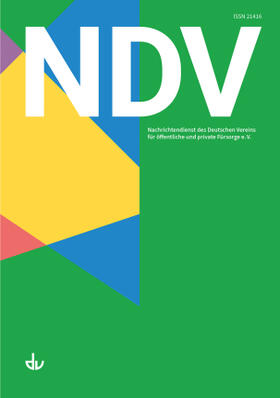 Nachrichtendienst (NDV) | Deutscher Verein für öffentliche und private Fürsorge | Zeitschrift | sack.de