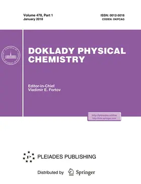  Doklady Physical Chemistry | Zeitschrift |  Sack Fachmedien