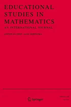 Editor-in-Chief: Merrilyn Goos |  Educational Studies in Mathematics | Zeitschrift |  Sack Fachmedien