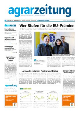  agrarzeitung | Zeitschrift |  Sack Fachmedien