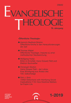  Evangelische Theologie | Zeitschrift |  Sack Fachmedien