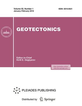  Geotectonics | Zeitschrift |  Sack Fachmedien