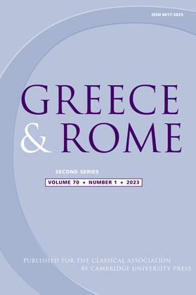  Greece & Rome | Zeitschrift |  Sack Fachmedien