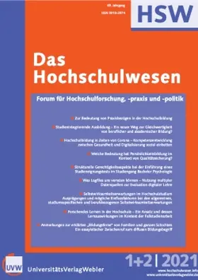  Das Hochschulwesen (HSW) | Zeitschrift |  Sack Fachmedien