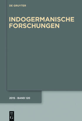 Hrsg. v. Fortson, Benjamin W. / Keydana, Götz / Rieken, Elisabeth / Widmer, Paul |  Indogermanische Forschungen | Zeitschrift |  Sack Fachmedien