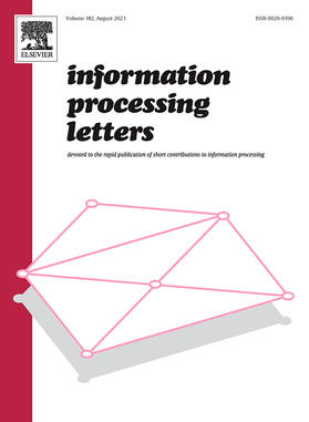 Editor in Chief: Marek Chrobak |  Information Processing Letters | Zeitschrift |  Sack Fachmedien