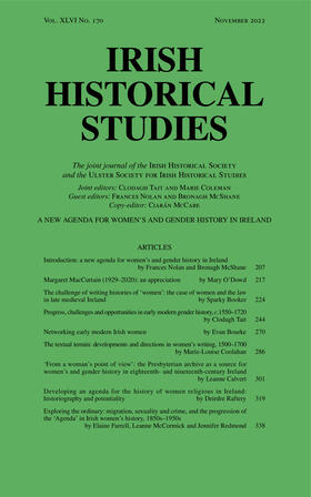 Irish Historical Studies | Cambridge University Press | Zeitschrift | sack.de