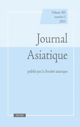  Journal Asiatique | Zeitschrift |  Sack Fachmedien