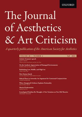  The Journal of Aesthetics and Art Criticism | Zeitschrift |  Sack Fachmedien