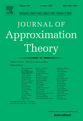  Journal of Approximation Theory | Zeitschrift |  Sack Fachmedien