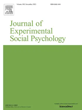  Journal of Experimental Social Psychology | Zeitschrift |  Sack Fachmedien