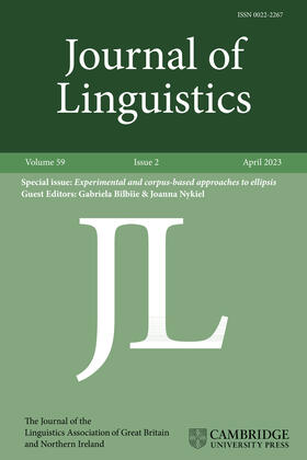  Journal of Linguistics | Zeitschrift |  Sack Fachmedien