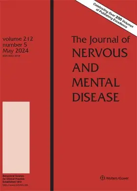  Journal of Nervous and Mental Disease | Zeitschrift |  Sack Fachmedien