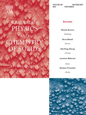  Journal of Physics and Chemistry of Solids | Zeitschrift |  Sack Fachmedien