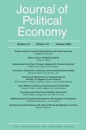  Journal of Political Economy | Zeitschrift |  Sack Fachmedien