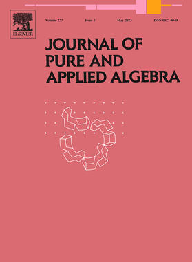  Journal of Pure and Applied Algebra | Zeitschrift |  Sack Fachmedien