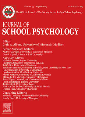  Journal of School Psychology | Zeitschrift |  Sack Fachmedien
