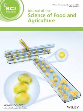  Journal of The Science of Food and Agriculture | Zeitschrift |  Sack Fachmedien