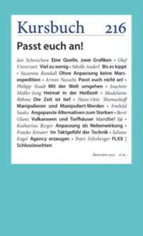 Kursbuch | Kursbuch Kulturstiftung | Zeitschrift | sack.de