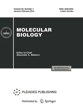  Molecular Biology | Zeitschrift |  Sack Fachmedien