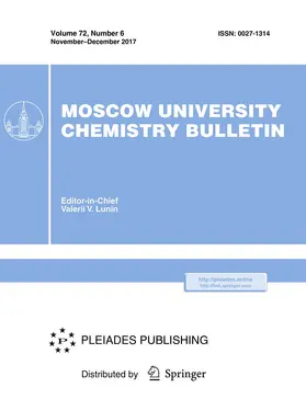  Moscow University Chemistry Bulletin | Zeitschrift |  Sack Fachmedien