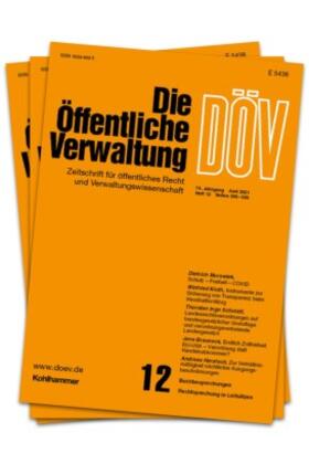 W. Kohlhammer GmbH |  Die öffentliche Verwaltung – DÖV | Zeitschrift |  Sack Fachmedien