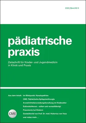 Schriftleitung  Prof. Dr. P. Gerner |  pädiatrische praxis | Zeitschrift |  Sack Fachmedien