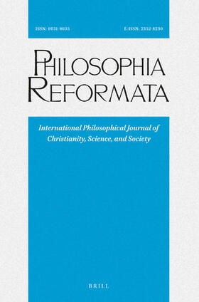  Philosophia Reformata | Zeitschrift |  Sack Fachmedien