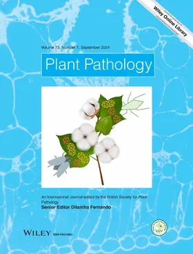 Plant Pathology | John Wiley & Sons | Zeitschrift | sack.de