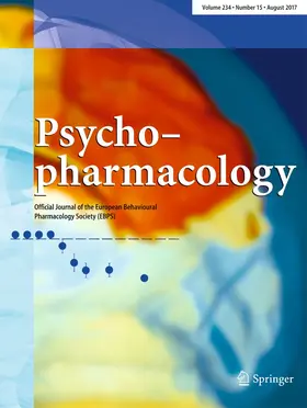  Psychopharmacology | Zeitschrift |  Sack Fachmedien