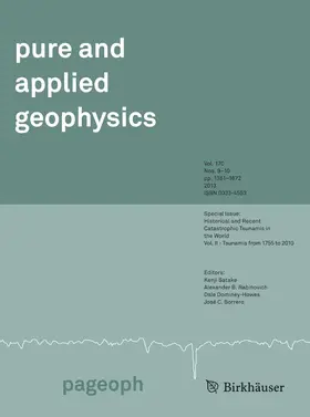  Pure and Applied Geophysics | Zeitschrift |  Sack Fachmedien