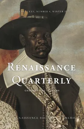 Renaissance Quarterly | Cambridge University Press | Zeitschrift | sack.de