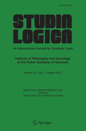  Studia Logica | Zeitschrift |  Sack Fachmedien
