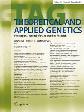  Theoretical and Applied Genetics | Zeitschrift |  Sack Fachmedien