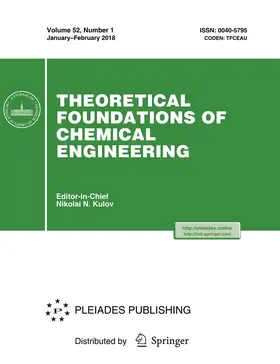  Theoretical Foundations of Chemical Engineering | Zeitschrift |  Sack Fachmedien