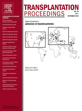  Transplantation Proceedings | Zeitschrift |  Sack Fachmedien