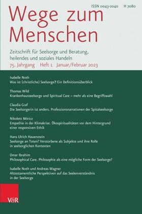 Prof. Dr. Christiane Burbach, Prof. Dr. Wilfried Engemann, Prof. Dr. Dr. Klaus Kießling, Prof. Dr. Anne M. Steinmeier, Prof. Dr. Heribert Wahl. |  Wege zum Menschen | Zeitschrift |  Sack Fachmedien