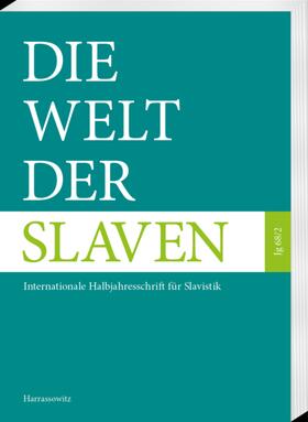 Die Welt der Slaven | Harrassowitz | Zeitschrift | sack.de